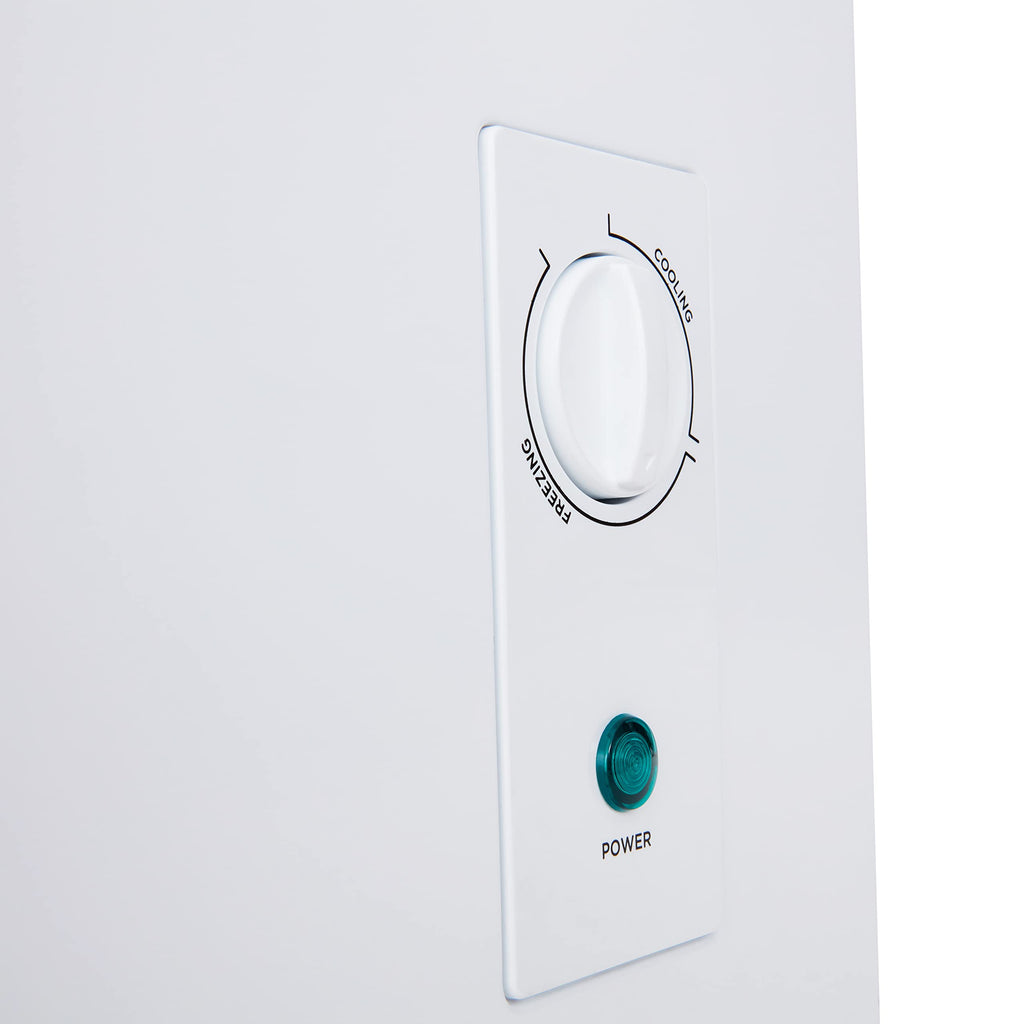 Cookology CCFZ142WH Freestanding Chest Freezer in White - 142 Litre Capacity