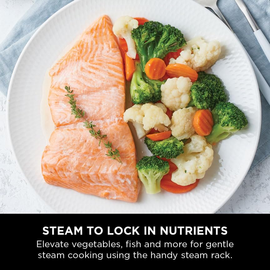 Ninja Foodi PossibleCooker, 6L Slow Cooker & Rice Cooker, 8-in-1 Versatile Functions, Midnight Blue, MC1101UK