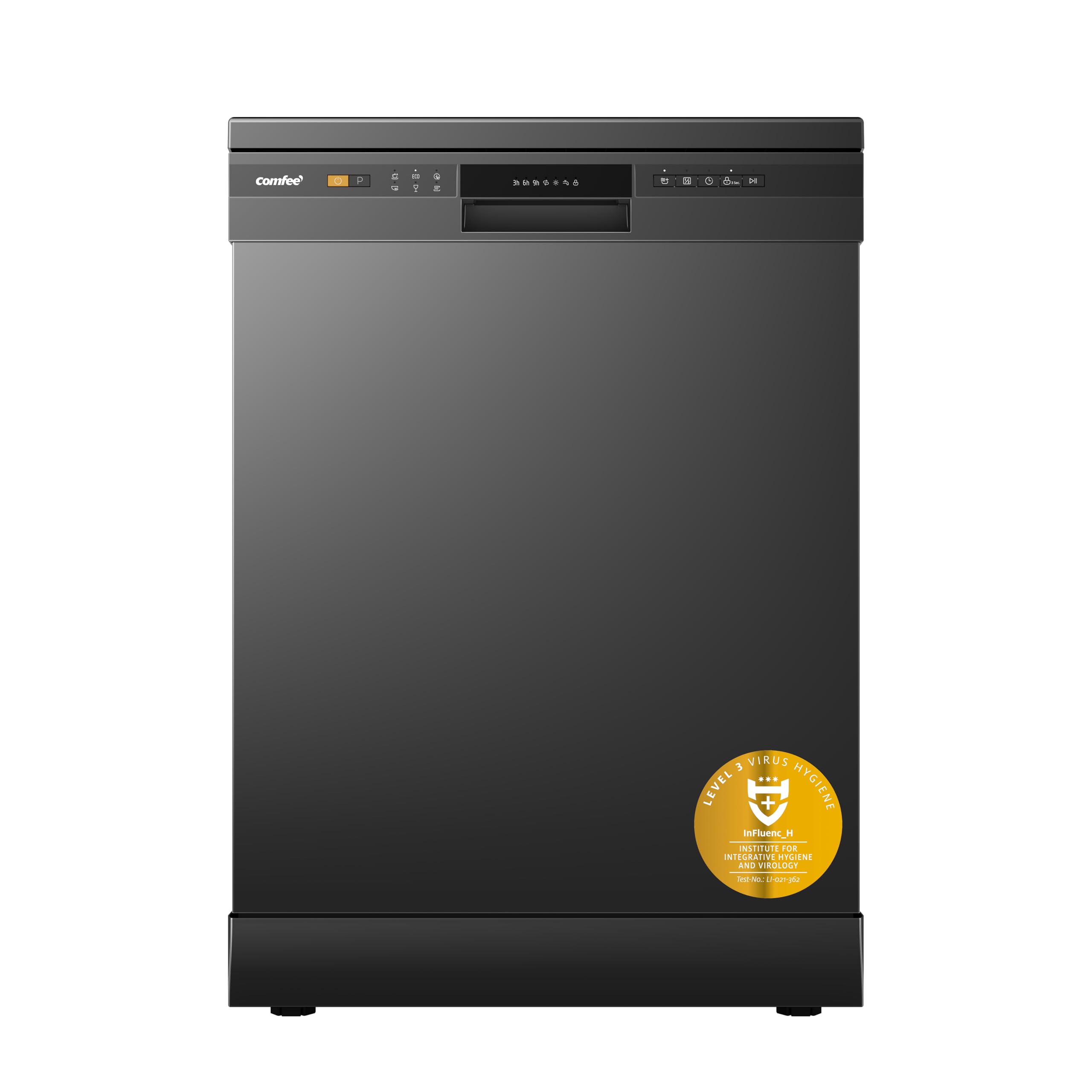COMFEE' Freestanding Dishwasher CDWPF1201PB-UK 60cm Width, Full Size Dishwasher