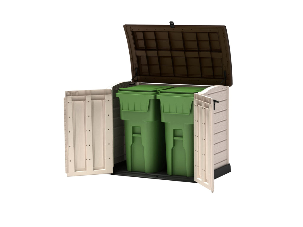 Keter Store It Out - 2-Door Outdoor Furniture Storage Shed, Fade-Free and Weather-Resistant