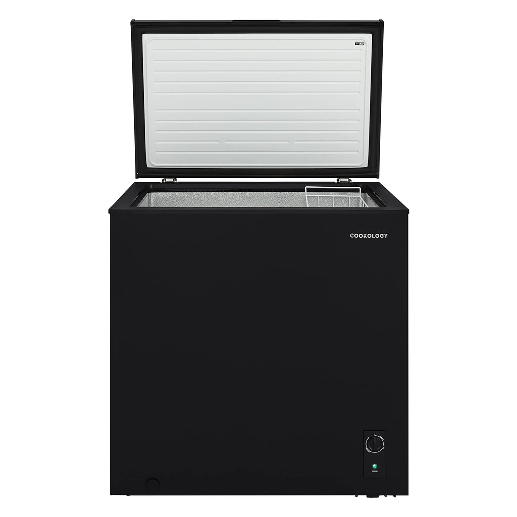 Cookology CCFZ198BK Freestanding Chest Freezer in Black - 198 Litre Capacity