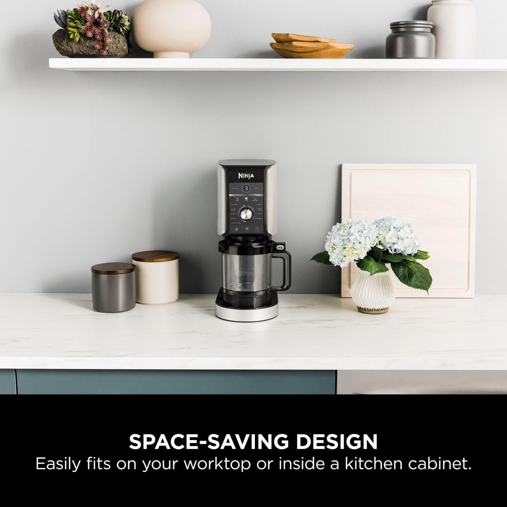 Ninja CREAMi Deluxe Ice Cream Maker & Frozen Dessert Maker with 3 Tubs, 10 Functions, Silver