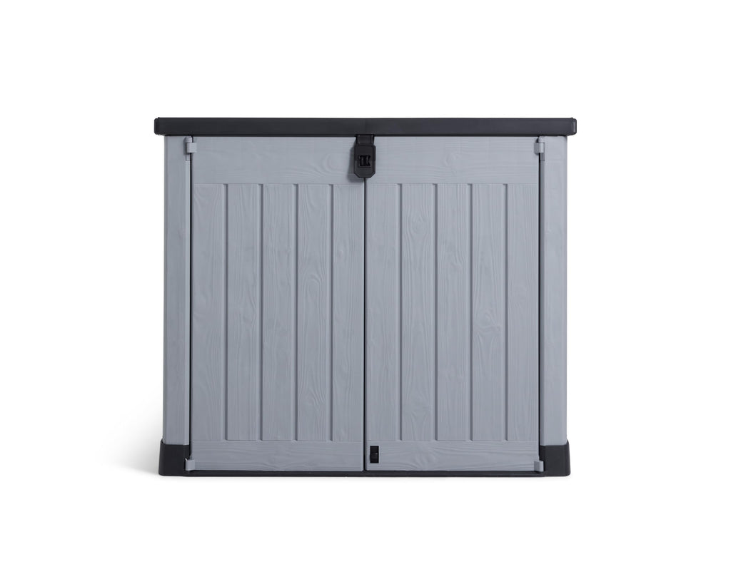Keter Store It Out Pro Outdoor Garden Furniture Storage Shed Grey| Fade Free | All Weather Resistant