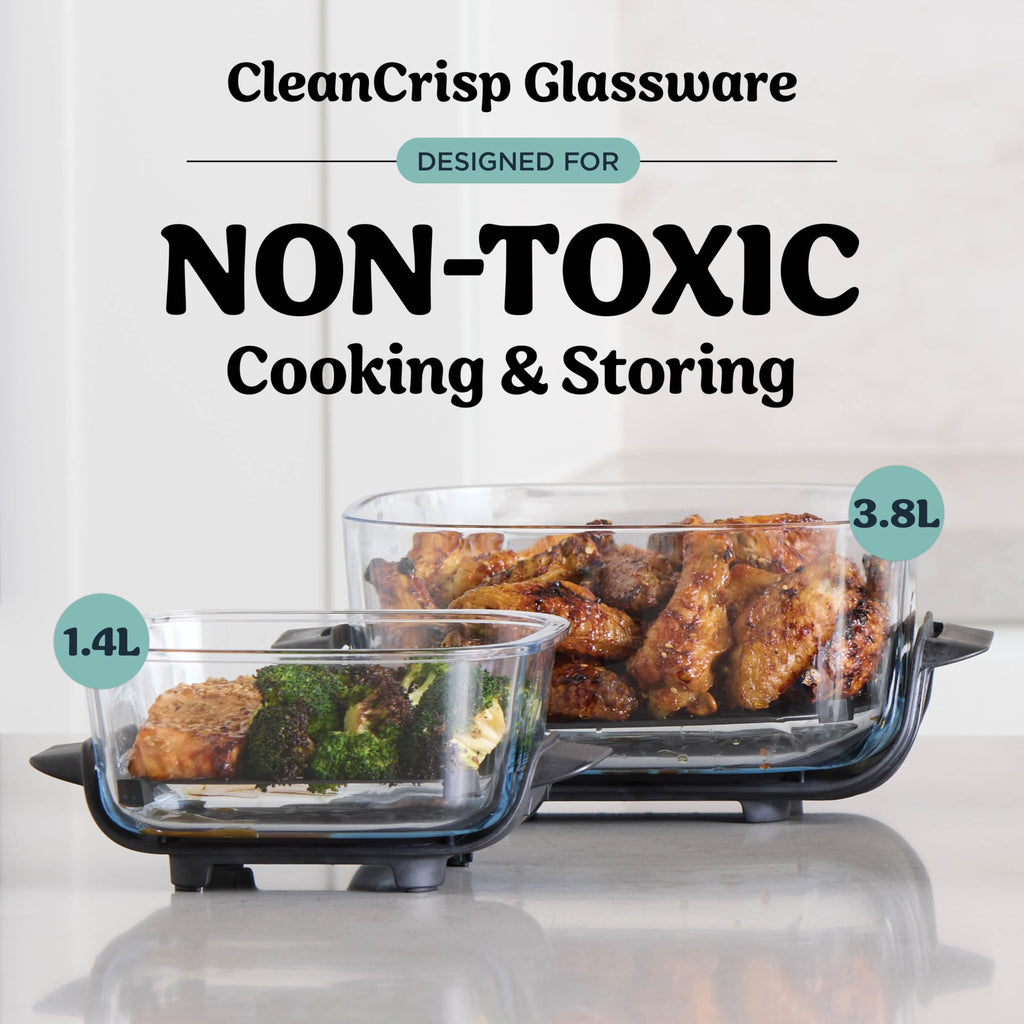 Ninja CRISPi Portable Air Fryer, 3.8L, 4-in-1: Air Fry, Roast, Keep Warm, Recrisp