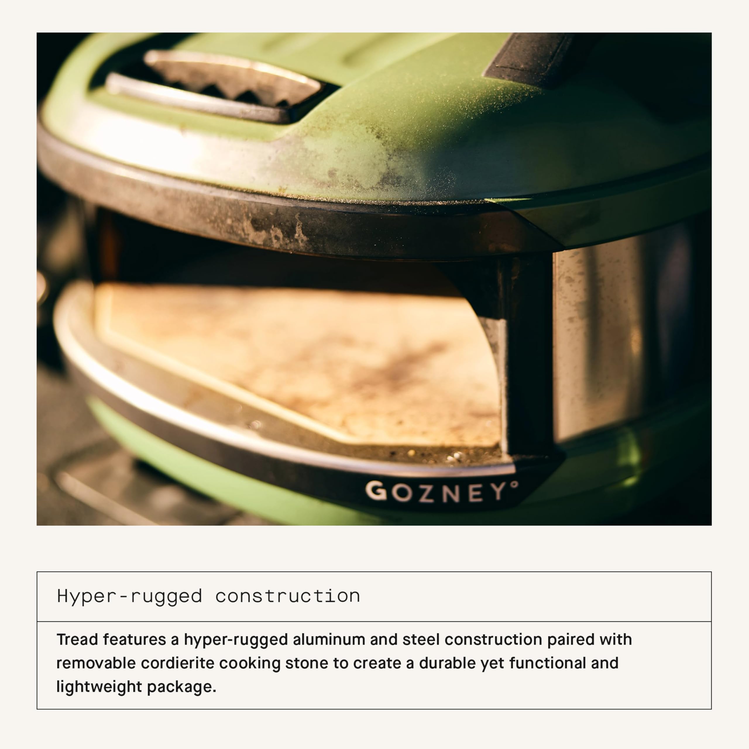 Gozney Tread Pizza Oven Olive Green