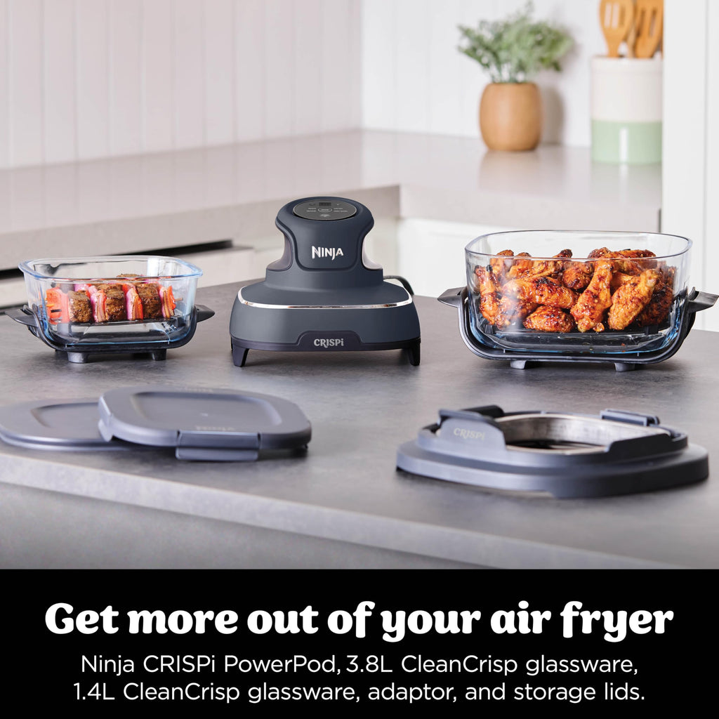 Ninja CRISPi Portable Air Fryer, 3.8L, 4-in-1: Air Fry, Roast, Keep Warm, Recrisp
