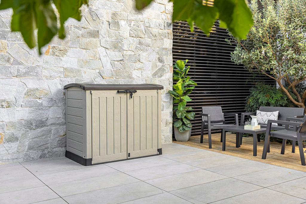Keter Store It Out - 2-Door Outdoor Furniture Storage Shed, Fade-Free and Weather-Resistant
